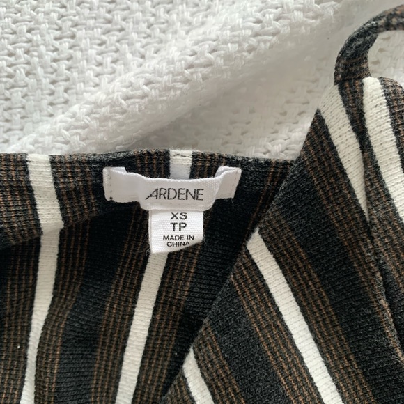 Brown Striped Dress - Picture 3 of 3